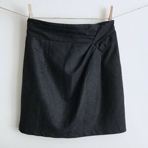 Nanette Lepore Francoise Skirt Wool Blend Career Pleated Pencil Womens Size 8‎